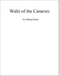 Waltz of the Canaries piano sheet music cover